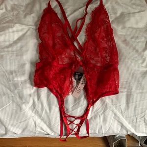 Red Lace Victoria’s Secret Lingerie